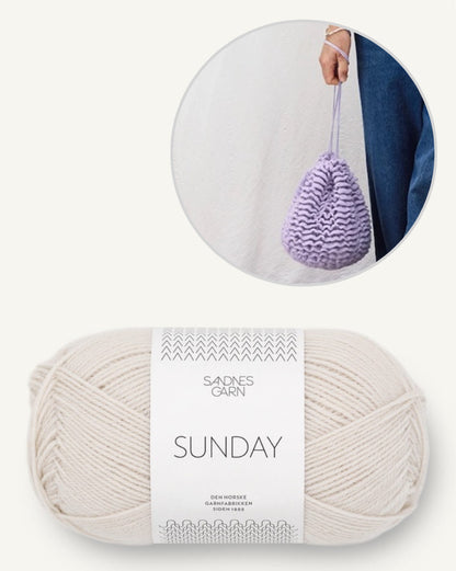 Petal Bucket Bag | easy to crochet with Sunday by Sandnes Garn