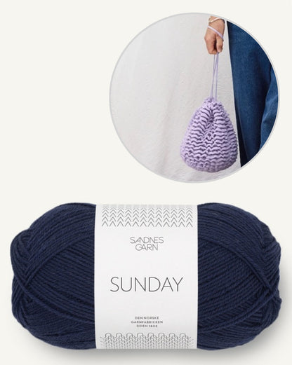 Petal Bucket Bag | easy to crochet with Sunday by Sandnes Garn