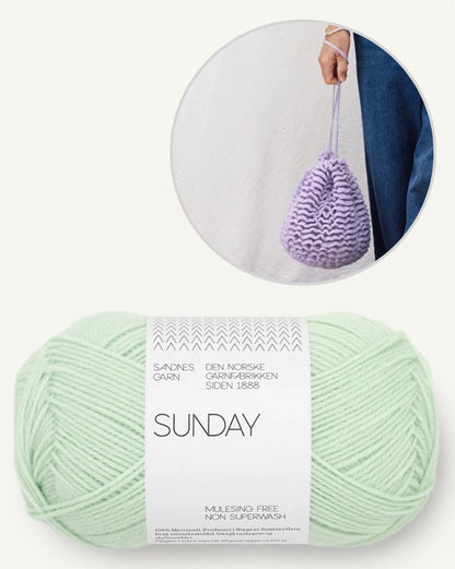 Petal Bucket Bag | easy to crochet with Sunday by Sandnes Garn