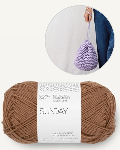 Petal Bucket Bag | easy to crochet with Sunday by Sandnes Garn