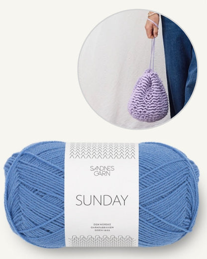 Petal Bucket Bag | easy to crochet with Sunday by Sandnes Garn