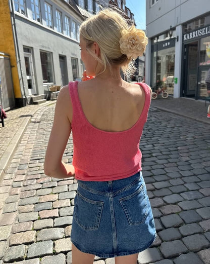 PetiteKnit June Top light mit Pure Silk von Knitting for Olive 5