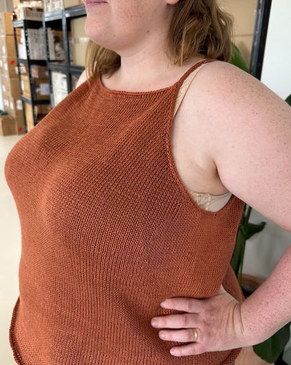 PetiteKnit Audrey Top mit Crealino von Lang Yarns 12