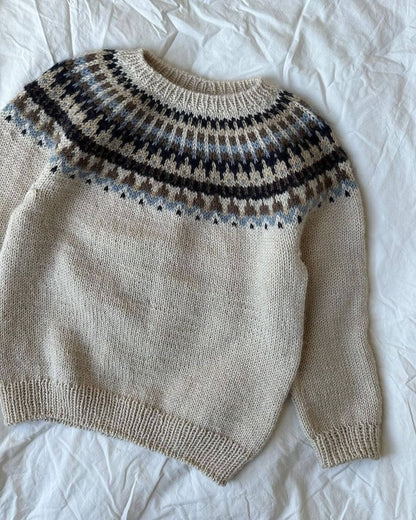 Celeste Sweater | simple Norwegian with Peer Gynt from Sandnes Garn 