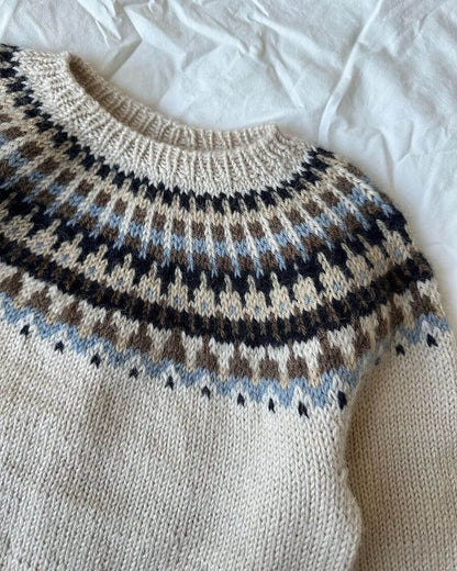 Celeste Sweater | simple Norwegian with Peer Gynt from Sandnes Garn 