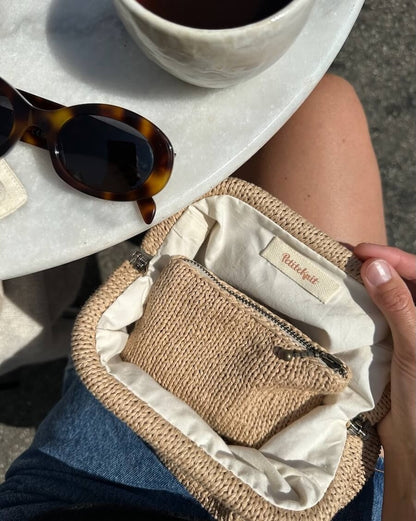 Cleo Clutch von PetiteKnit mit Crealino von Lang Yarns 5