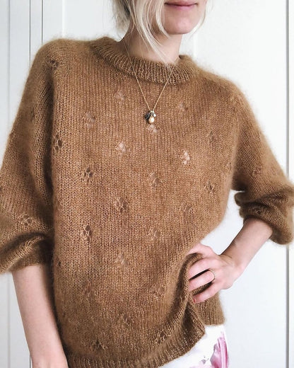 Fortune Sweater | zarter Glücksbringer aus Tynn Silk Mohair von Sandnes Garn