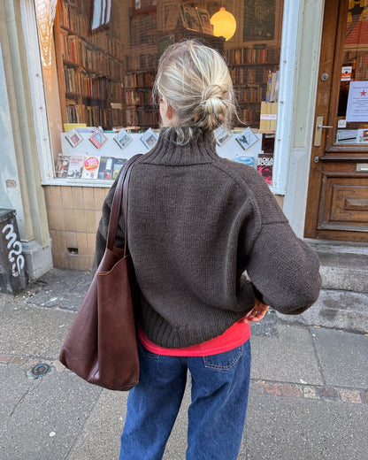 Hannah Sweater O-Neck | lässiger oversize Sweater aus Atlas von PetiteKnit