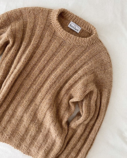 Vertical Stripes Sweater | long and soft made from Sunday and Tynn Silk Mohair by Sandnes Garn