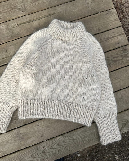 Marble Sweater | super cozy warm made from Kos, Alpakka Ull, Peer Gynt, and Ballerina Chunky by Sandnes