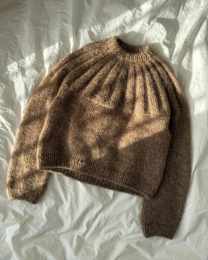 Sunday Sweater | blød og hyggelig trøje med Kos og Tynn Silk Mohair fra Sandnes Garn