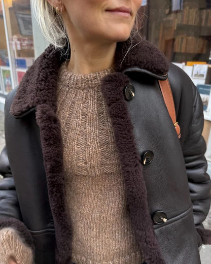 Sunday Sweater | blød og hyggelig trøje med Kos og Tynn Silk Mohair fra Sandnes Garn