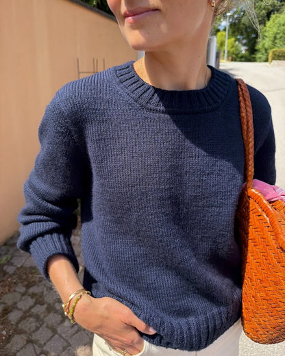 Maglione Vega | maglione classico in Double Sunday di Sandnes Garn