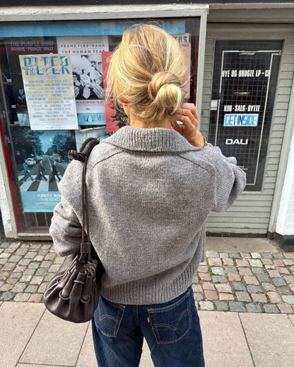 Petra Jacket | elegant warm jacket made from Heavy Merino by Knitting for Olive