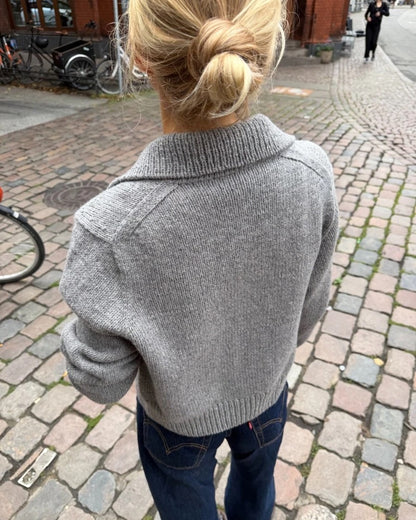 Petra Jacket | elegant warm jacket made from Heavy Merino by Knitting for Olive