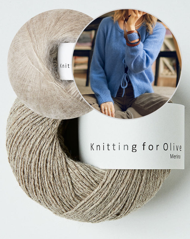 Kutovakika Picnic Cardigan mit Merino und Soft Silk Mohair von Knitting for Olive 16