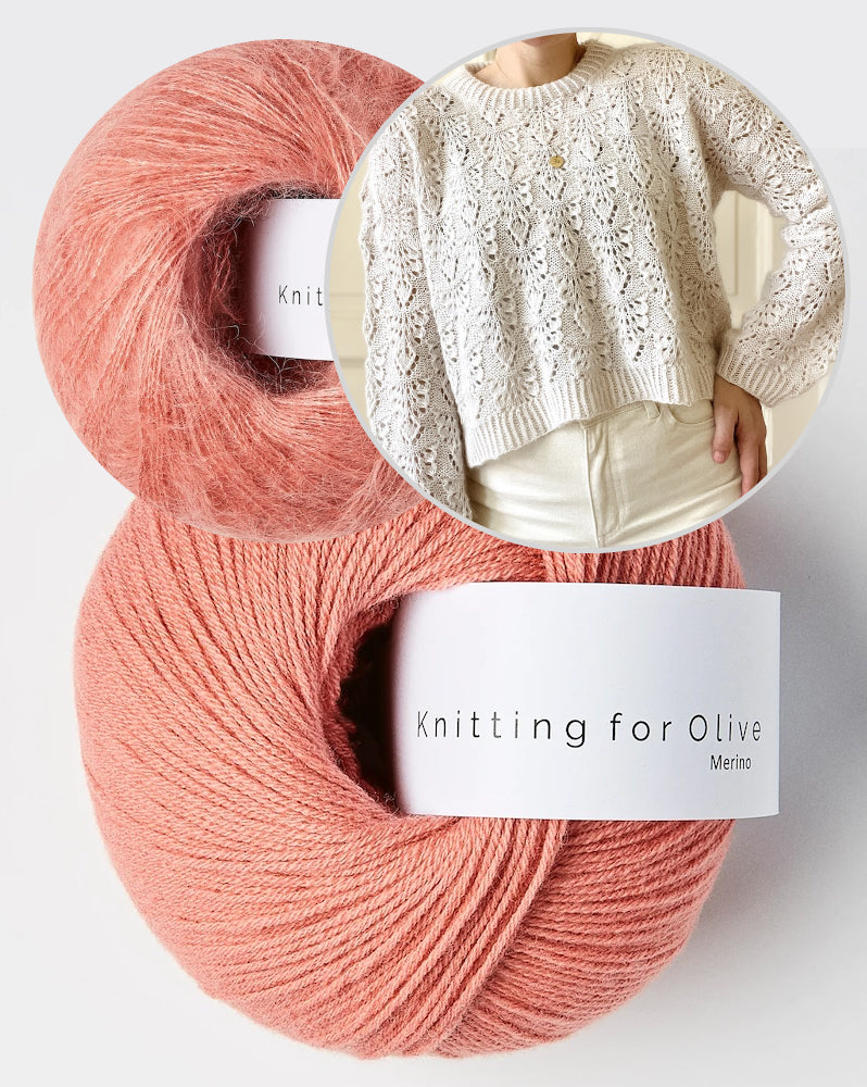 Kolibri by Johanna Pierre Sweater mit Merino und Soft Silk Mohair von Knitting for Olive 19