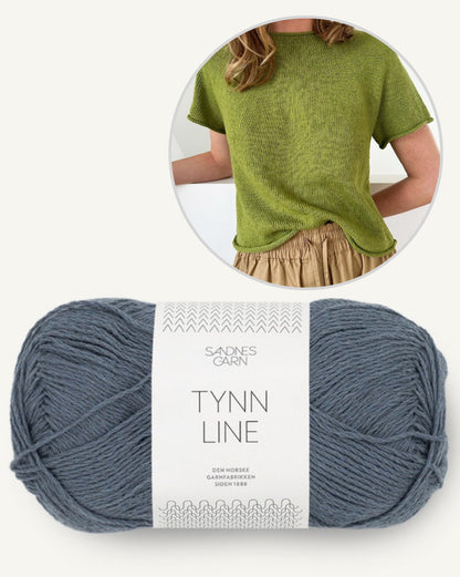LeKnit Plain Yoke Tee 28 Sandnes Edition mit Tynn Line von Sandnes Garn 7