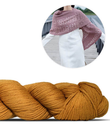 Tuch Play of Light | hulmønster i Cheeky Merino Joy fra Rosy Green Wool