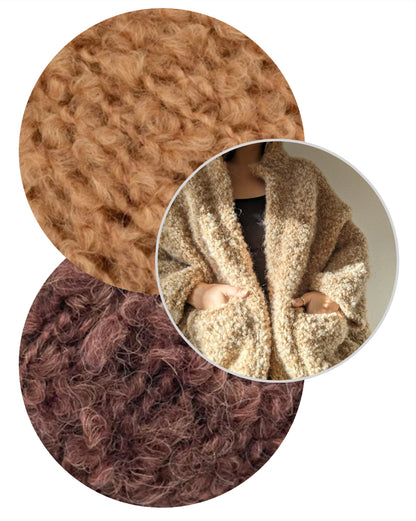 Veste polaire nounours | Veste douillette en Teddy Dear de Gepard Garn