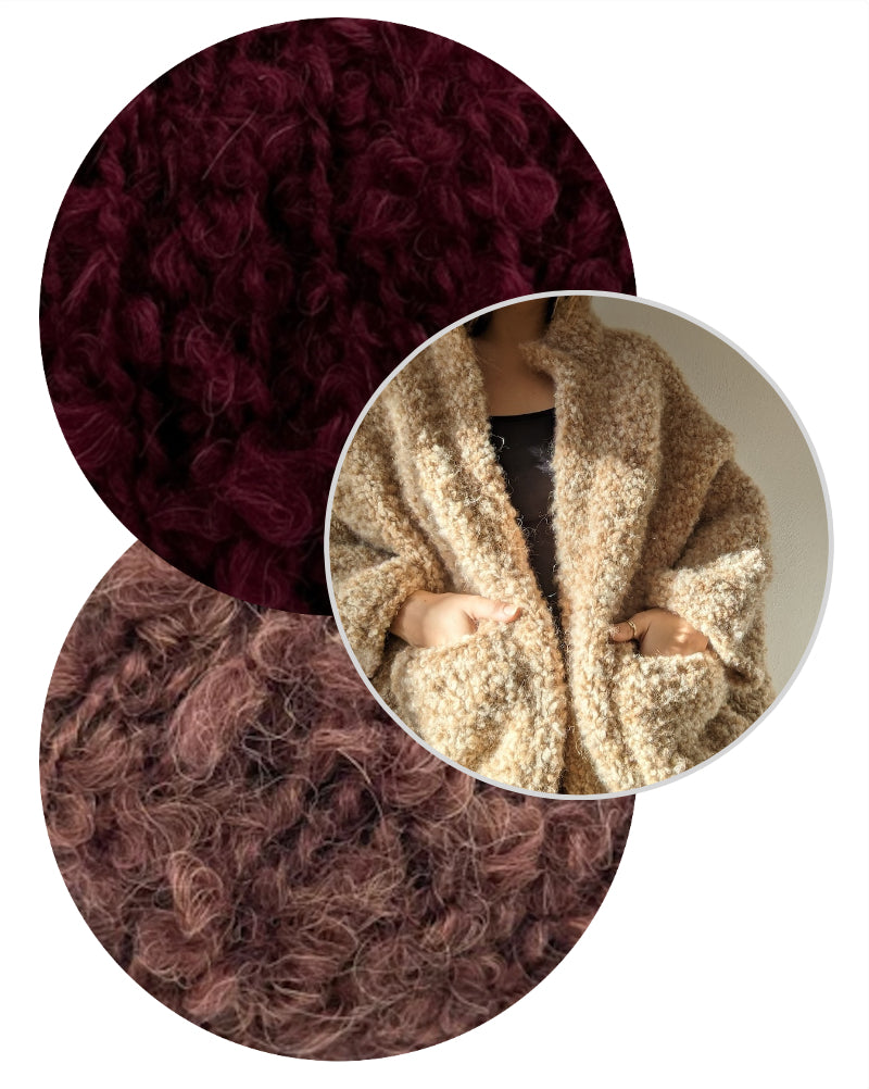 Veste polaire nounours | Veste douillette en Teddy Dear de Gepard Garn