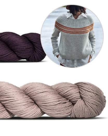 Pullover Precious Memory | zartes Streifenmuster aus Cheeky Merino Joy von Rosy Green Wool