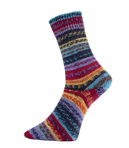Fjord Socks Puzzle 4-ply | magical patterns in enchanting colors