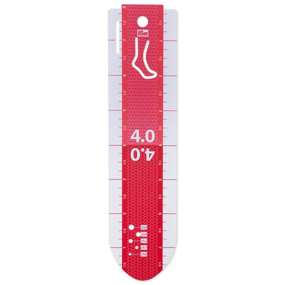 Prym, Handmaß Socke, inch-Seite