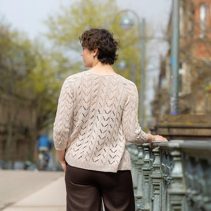 Light Drift Cardigan | airy lace pattern made from Nepal by Pascuali