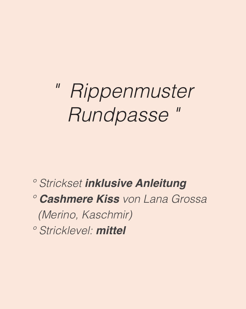 Rundpassenpullover mit Rippenrand aus Cashmere Kiss von Lana Grossa 2