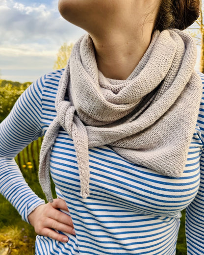 The Easiest Shawl in the World | casually soft made from Cheeky Merino Joy by Rosy Green Wool