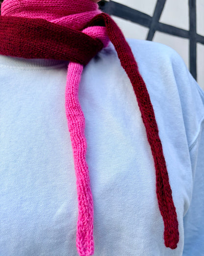 Echo-tørklæde | afslappede kontrastfarver i Classic Cashmere fra Cardiff