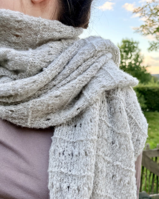 Cirrus Wrap von Rabea von gute-garne mit Cashmere Kumula von Gepard Garn 1