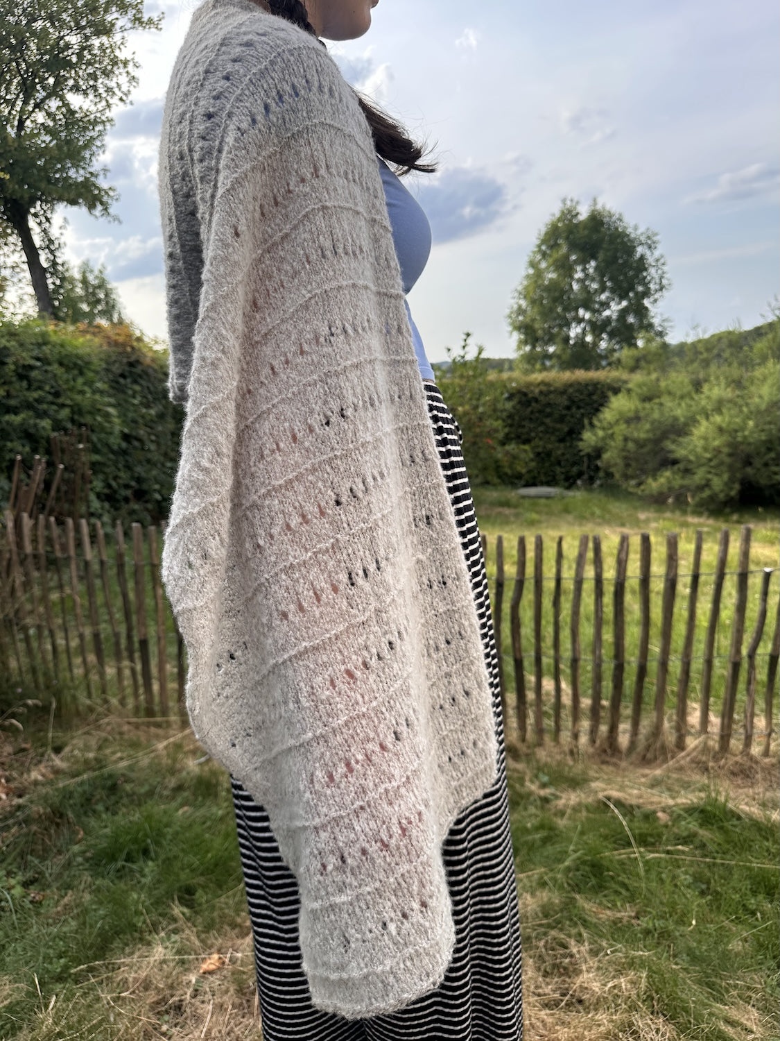 Cirrus Wrap von Rabea von gute-garne mit Cashmere Kumula von Gepard Garn 2