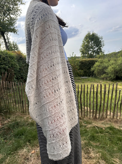 Cirrus Wrap von Rabea von gute-garne mit Cashmere Kumula von Gepard Garn 2