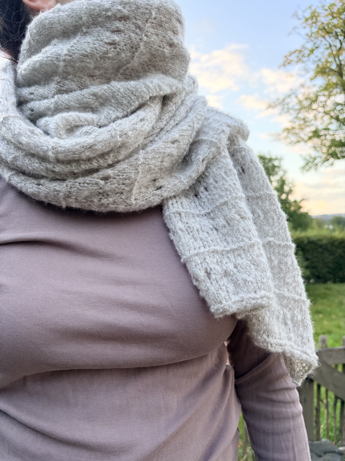 Cirrus Wrap von Rabea von gute-garne mit Cashmere Kumula von Gepard Garn 3