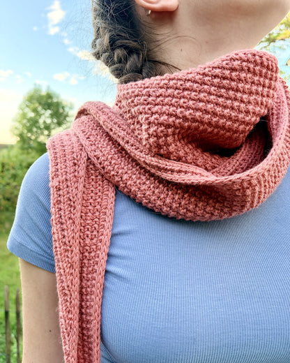Châle Cozy Pearl | écharpe décontractée pour tous les jours en Sayama de Pascuali