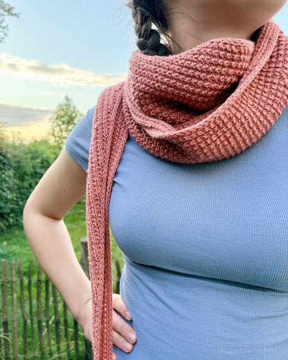 Châle Cozy Pearl | écharpe décontractée pour tous les jours en Sayama de Pascuali