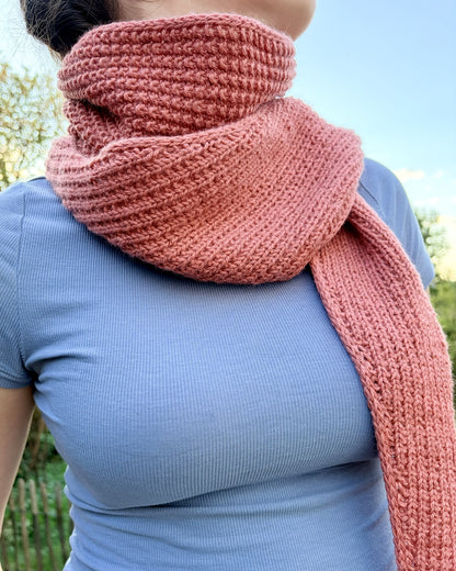 Châle Cozy Pearl | écharpe décontractée pour tous les jours en Sayama de Pascuali