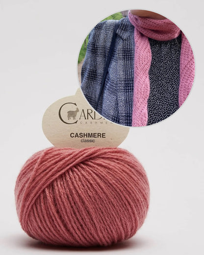 Ragna Shawl | Simple pattern made from Classic Cashmere by Cardiff