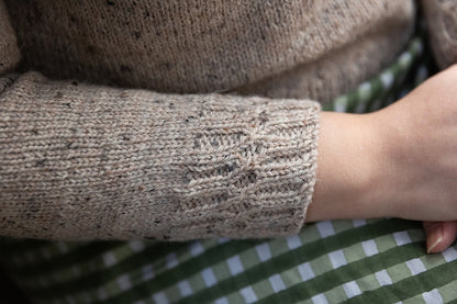 Ariundle Sweater | Delicate cable pattern from Fleece Bluefaced DK by West Yorkshire Spinners