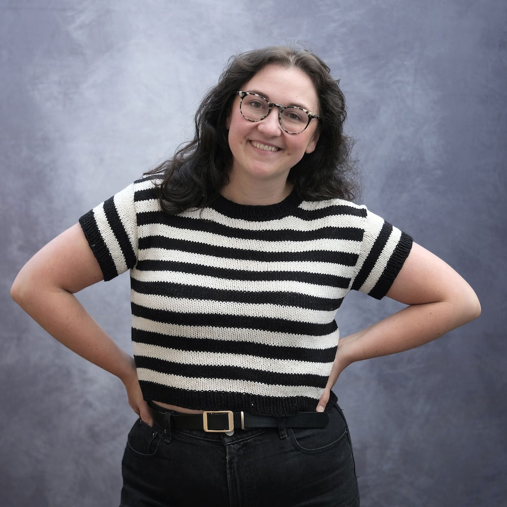 Rebecca Clow Lusk Shirt mit Line von Sandnes Garn 3