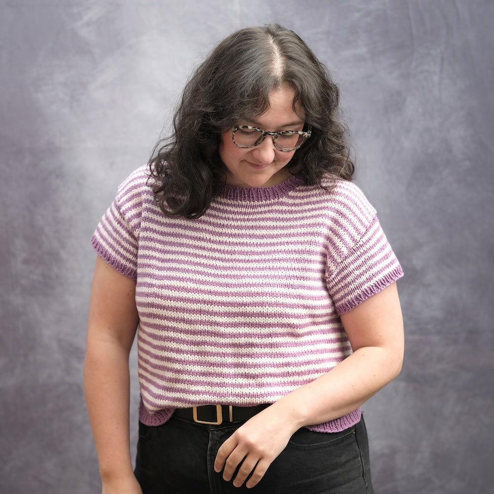 Rebecca Clow Lusk Shirt mit Line von Sandnes Garn 4