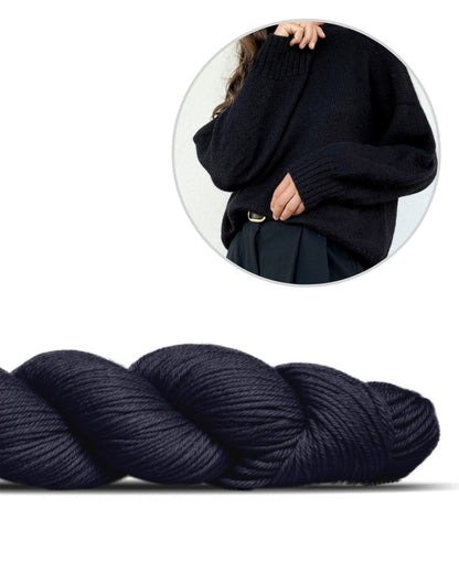 Refined Shoulder Sweater | casual ed elegante in Lovely Merino Treat di Rosy Green Wool
