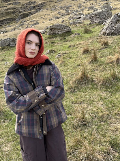 Briar Hood | romantiline kapuutsiga sall Biches & Bûchesi lõngadest Le Lambswool ja Le Petit Silk & Mohair