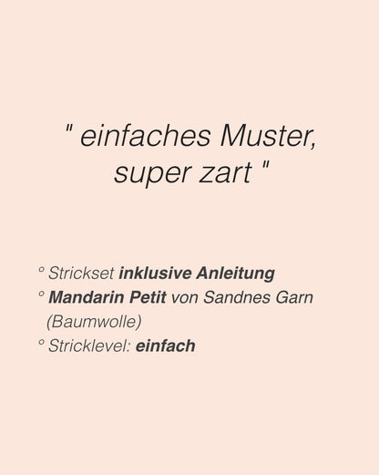 Rillchen Decke Baby - mit Gratisanleitung | leicht und anschmiegsam aus Mandarin Petit von Sandnes Garn