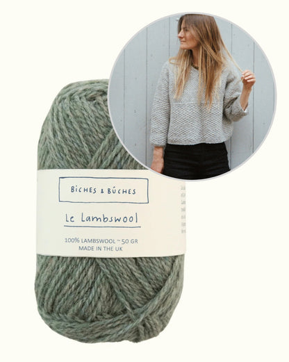River Jumper Lambswool Edition | fine pattern and boxy fit by Biches & Bûches