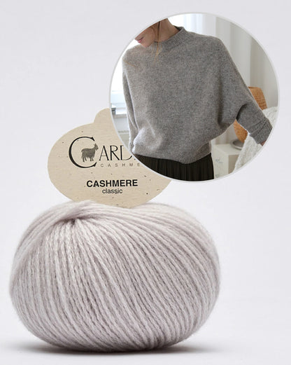 Robin Sweater | elegant cashmere sweater made from Classic Cashmere by Cardiff