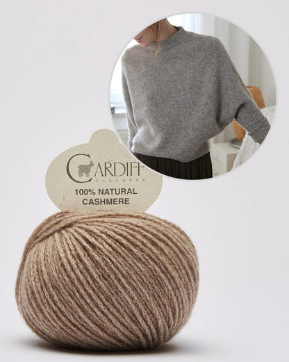 Robin Sweater | elegant cashmere sweater made from Classic Cashmere by Cardiff