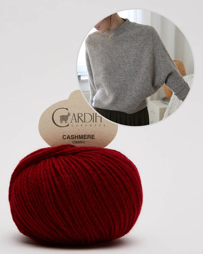 Robin Sweater | elegant cashmere sweater made from Classic Cashmere by Cardiff